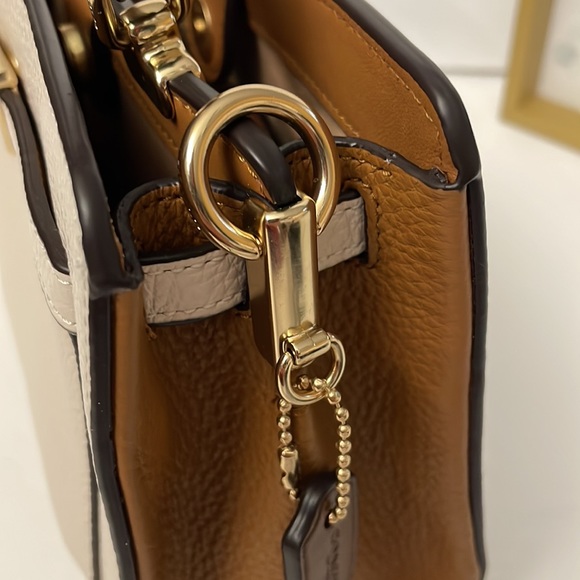 Coach Bags Coach C839 Mini Lane Top Handle Colorblock Crossbody Bag Leather W13 Poshmark